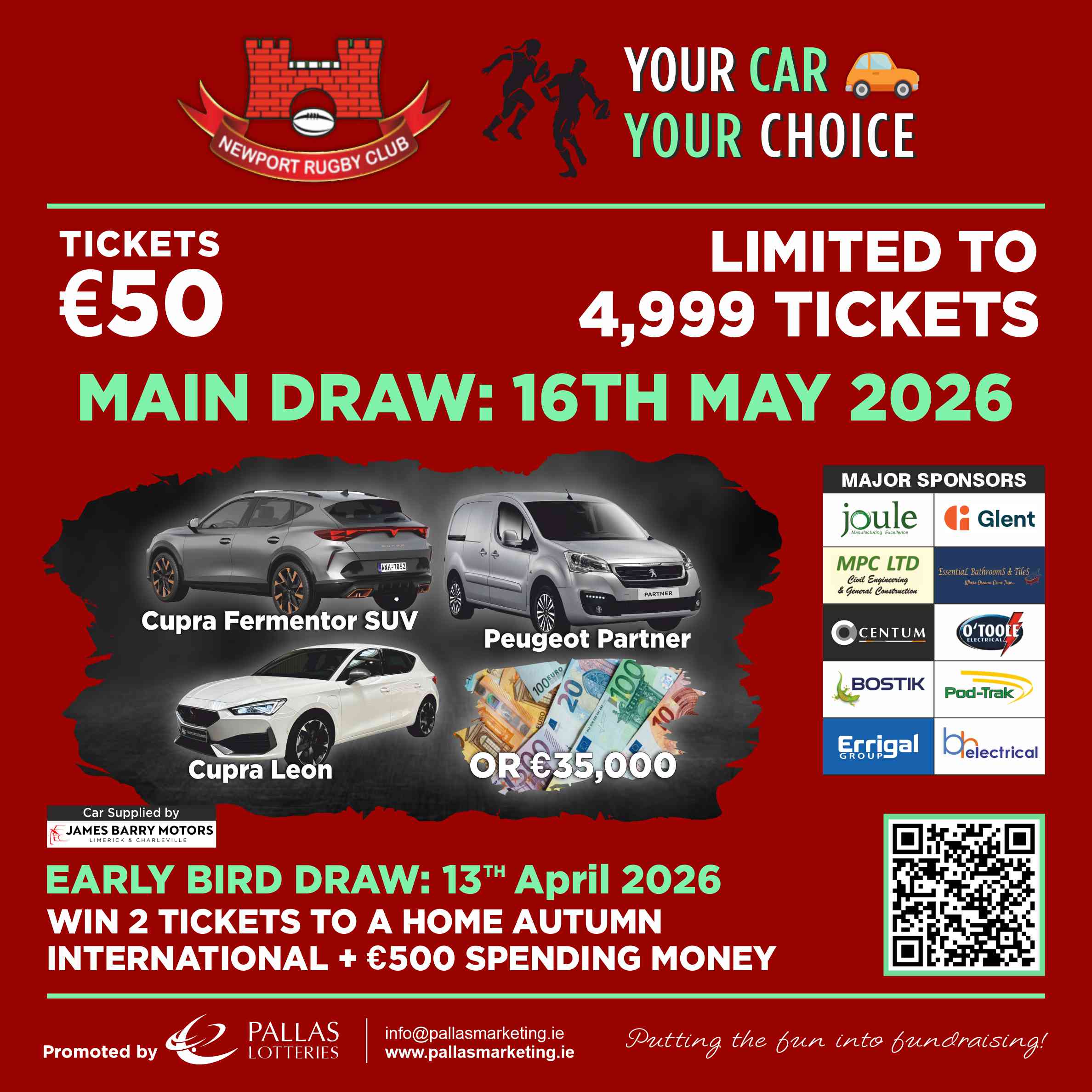 Newport Rugby Club Car Draw